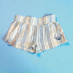 Disney Linen Blend Stitch Shorts (S) Girls
